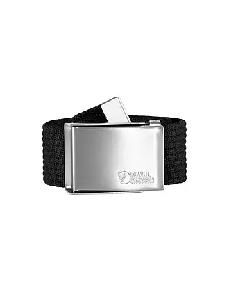 FJÄLLRÄVEN | Ceinture Canvas 4 cm | schwarz